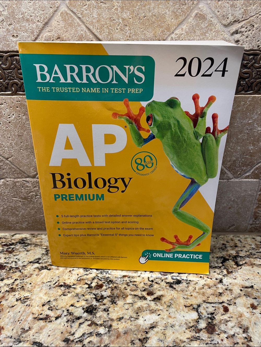 Barron's 2024 AP Biology Premium Test Prep - Yellow